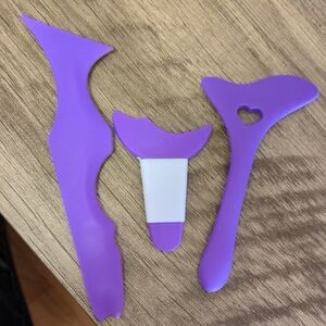 Purple Makup Tools Set